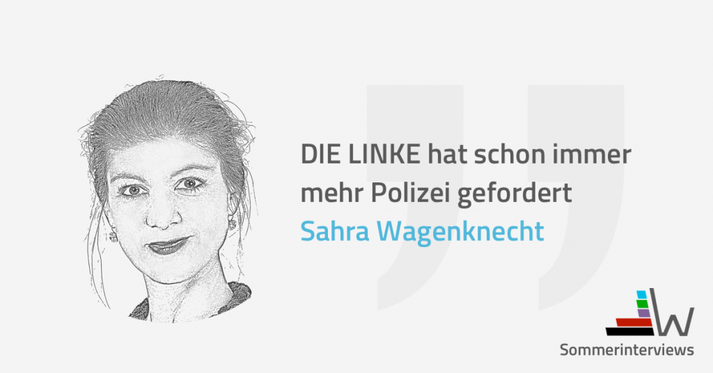 Sahra Wagenknecht Sommerinterview