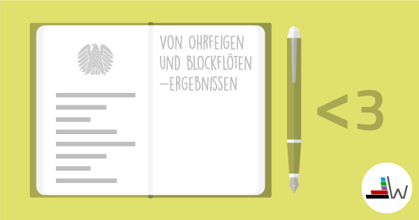 Von Ohrfeigen und Blockflötenergebnissen
